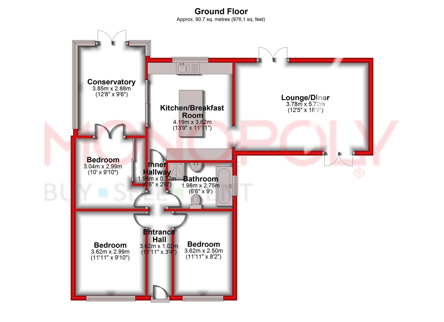 3 Bedrooms Detached bungalow for sale in Smithy Lane, Northop Hall, Mold CH7