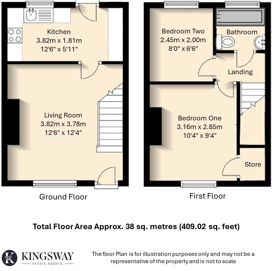 4, Ivy Lane, Harbury floorplan