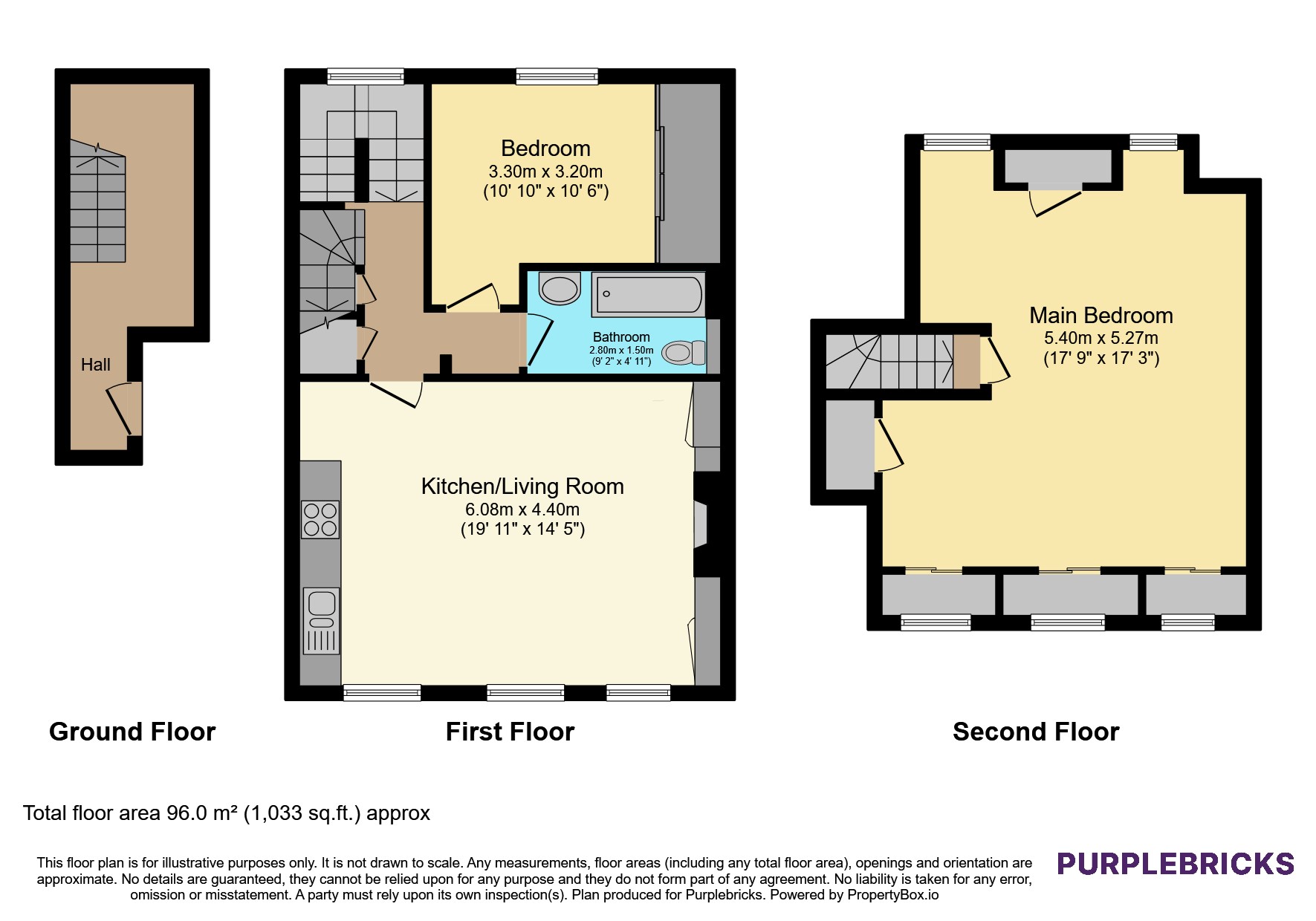 Gresham Road, Brixton floorplan