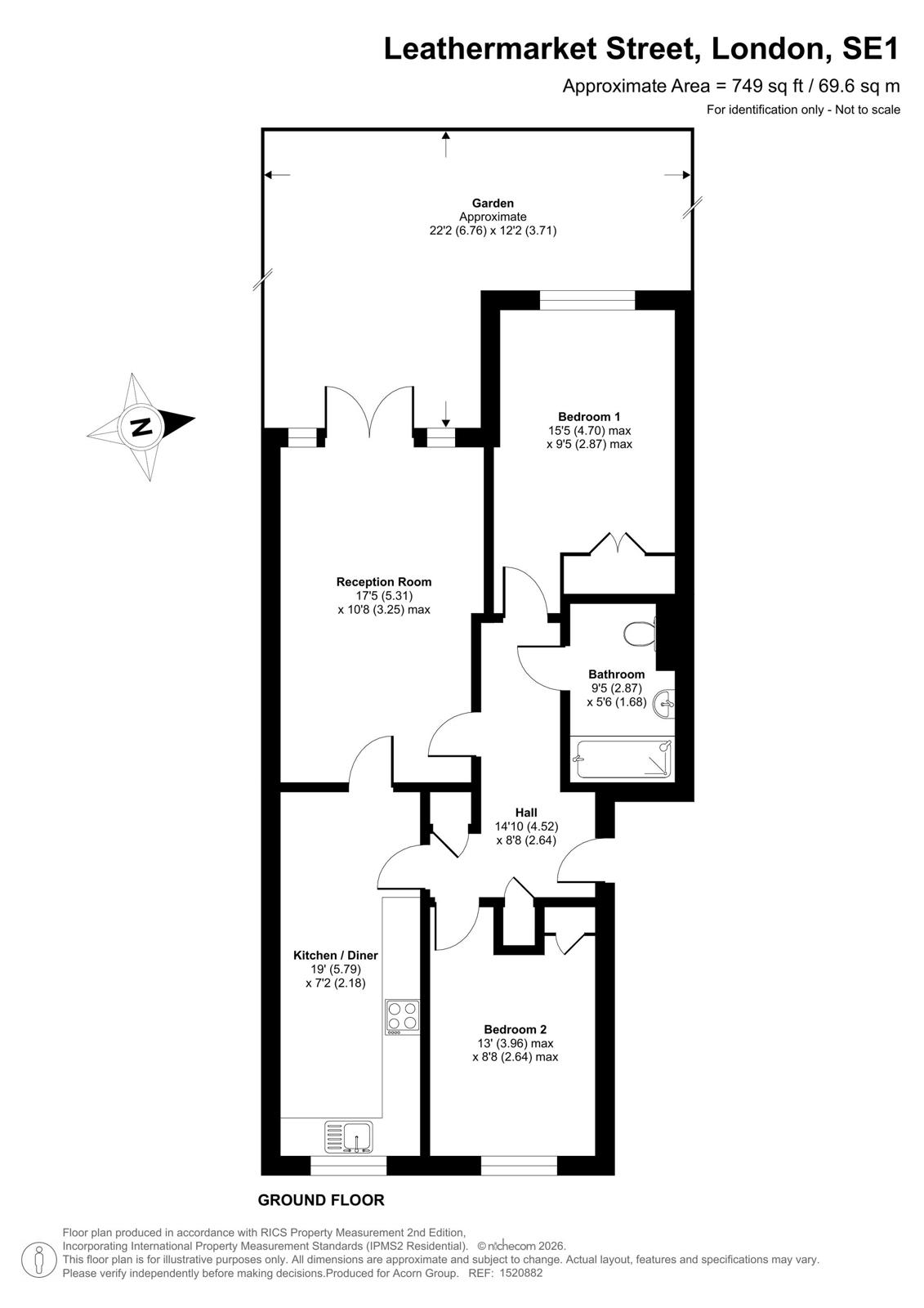 21, Leathermarket Court, London floorplan