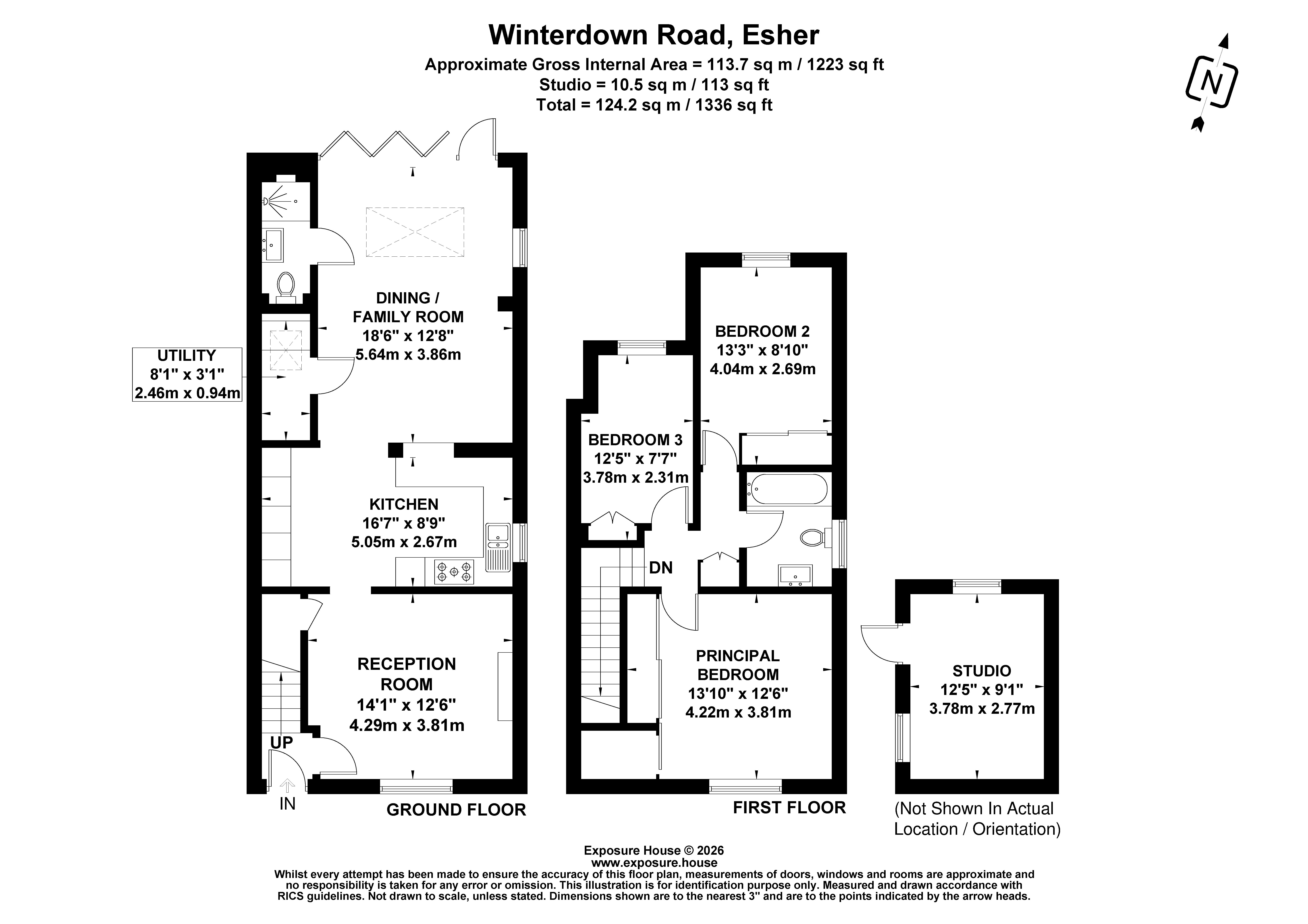 46, Winterdown Road, Surrey floorplan