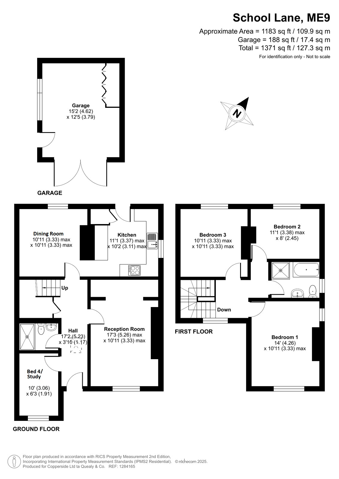 Rosseti House, 35, School Lane, Sittingbourne floorplan