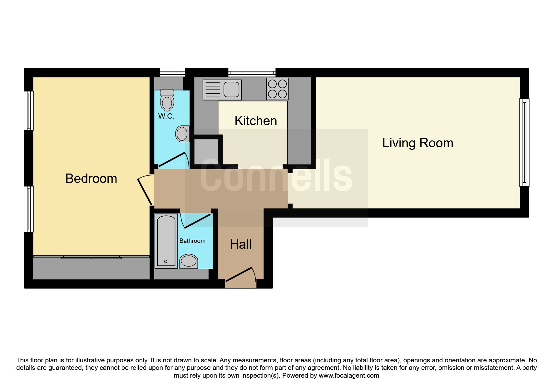 Flat 1, Alban Court, Burleigh Road, St. Albans floorplan