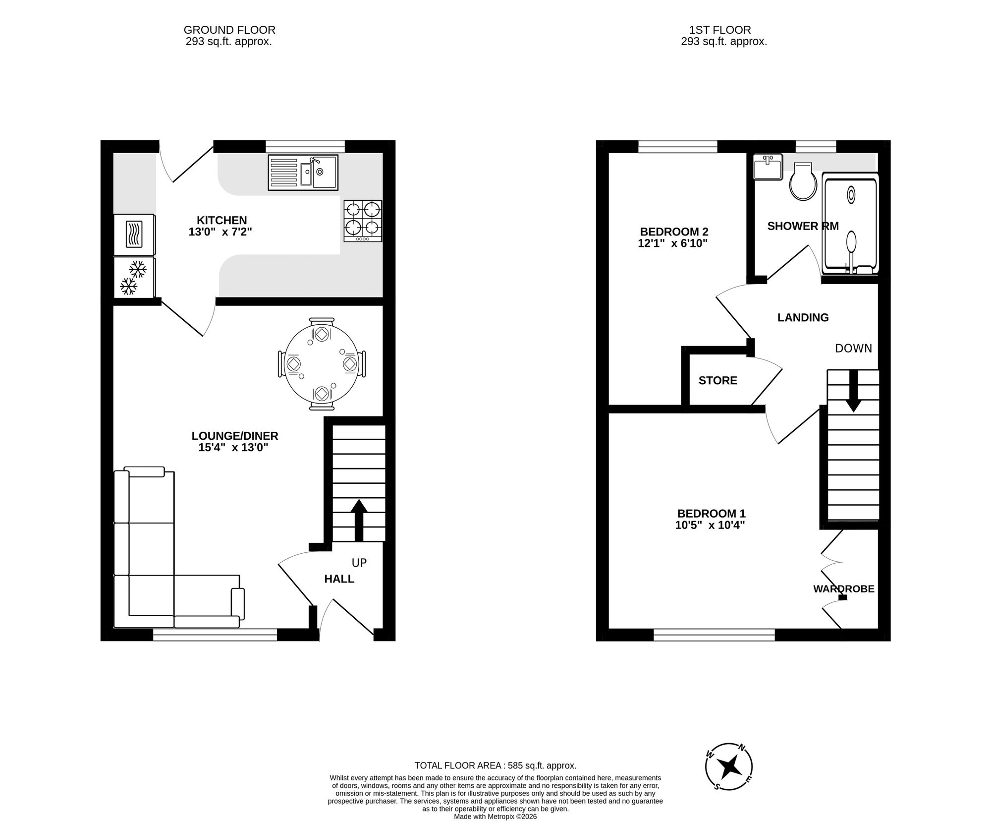 11 Clos Creyr, Pontypridd floorplan