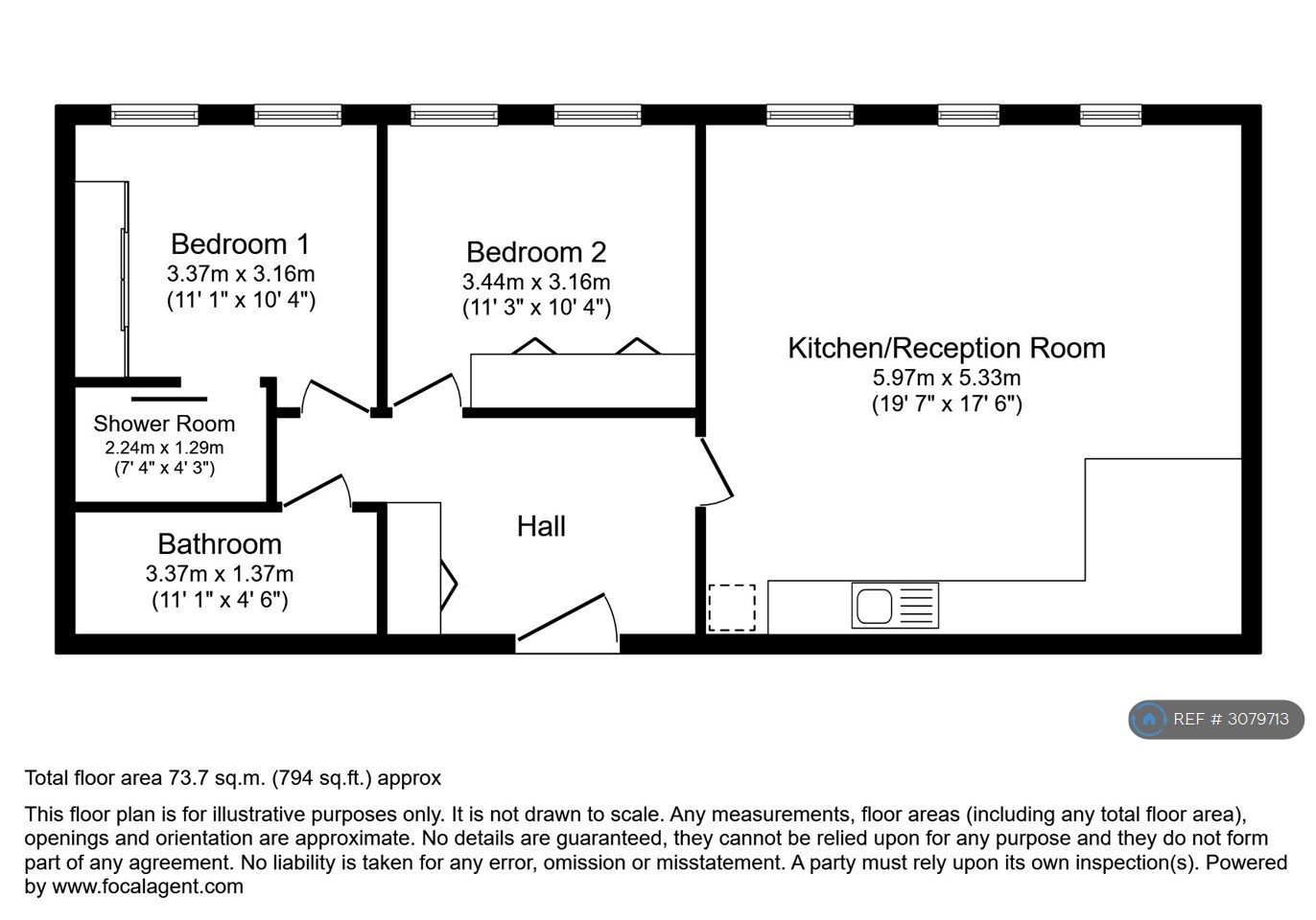 The Jam Factory Green Walk, London floorplan