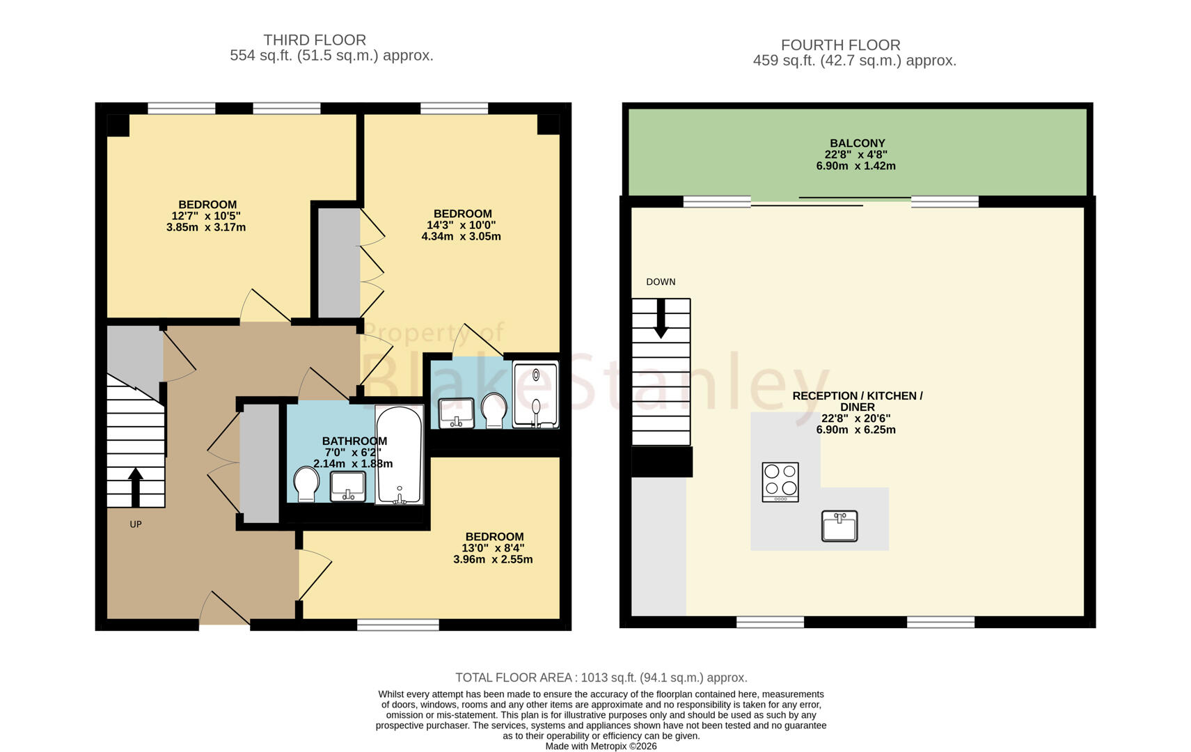 Wadeson Street, London floorplan