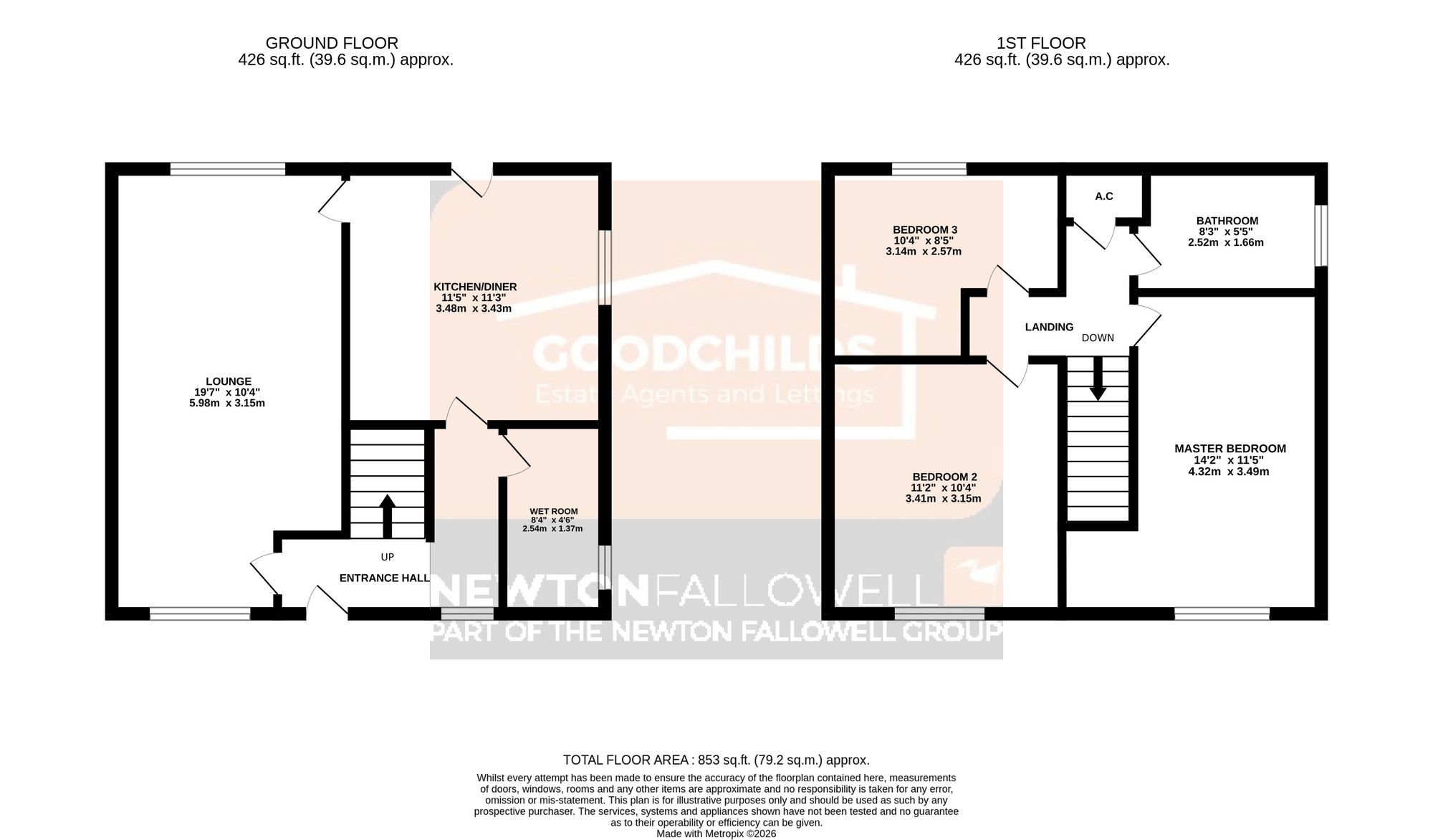 23 Latimer Way, Stoke-On-Trent floorplan