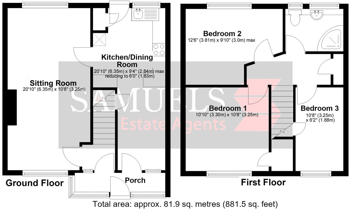 Lancelot Road, Exeter floorplan