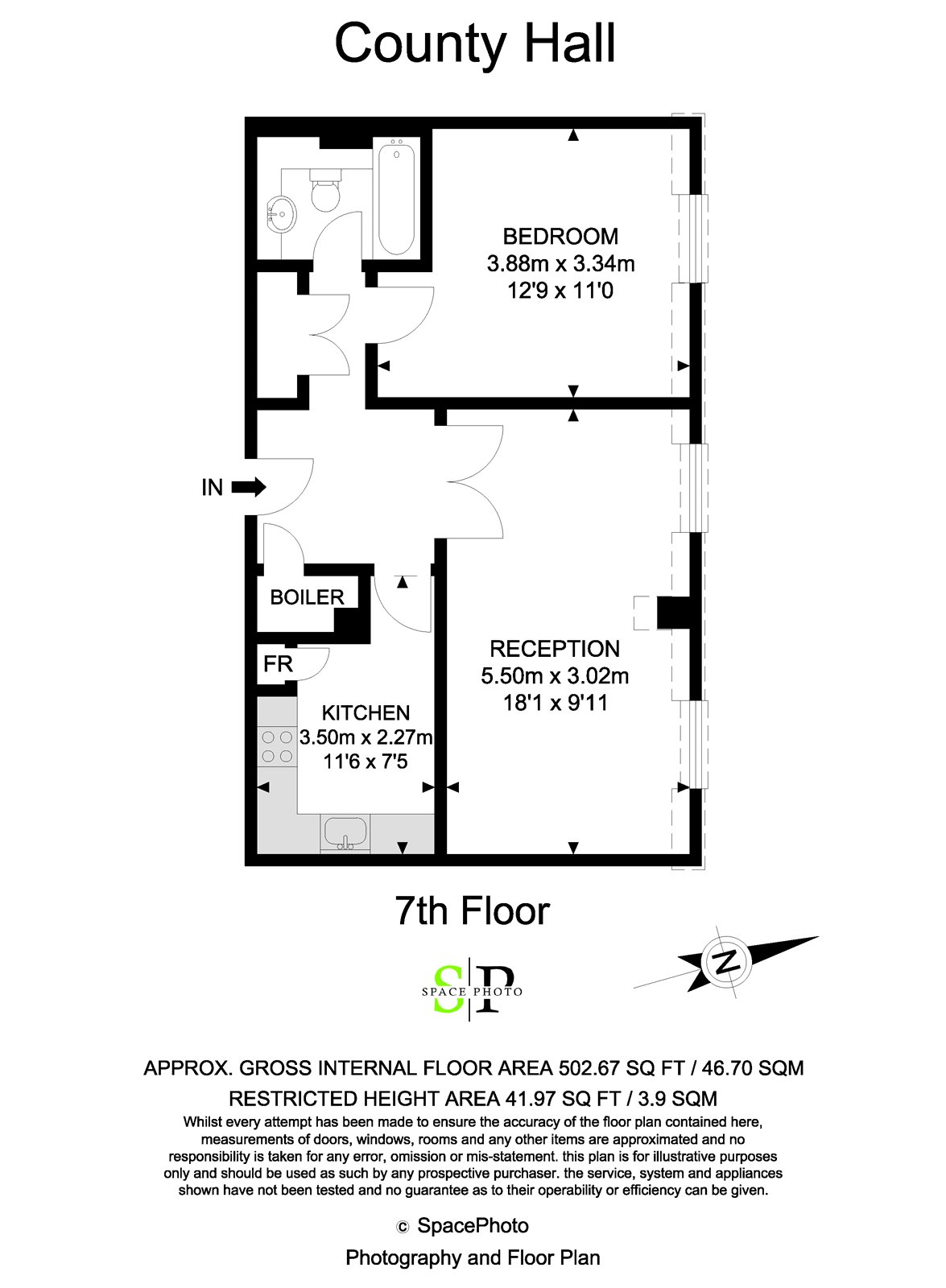 1 Bedrooms Flat to rent in North Block, County Hall, 5 Chicheley Street, Waterloo, London SE1