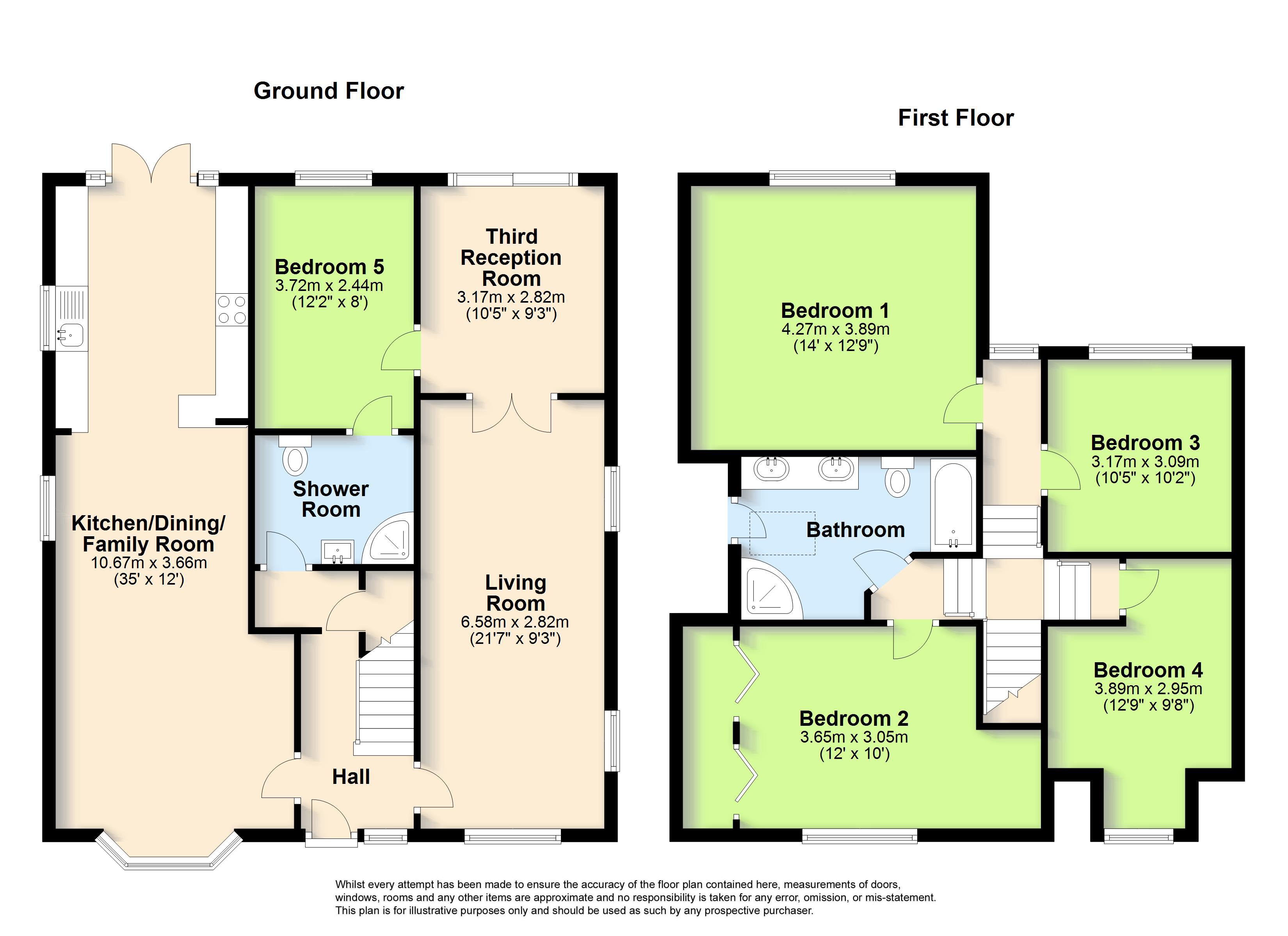 4 Bedrooms Detached house for sale in Hillview Road, Worthing, West Sussex BN14