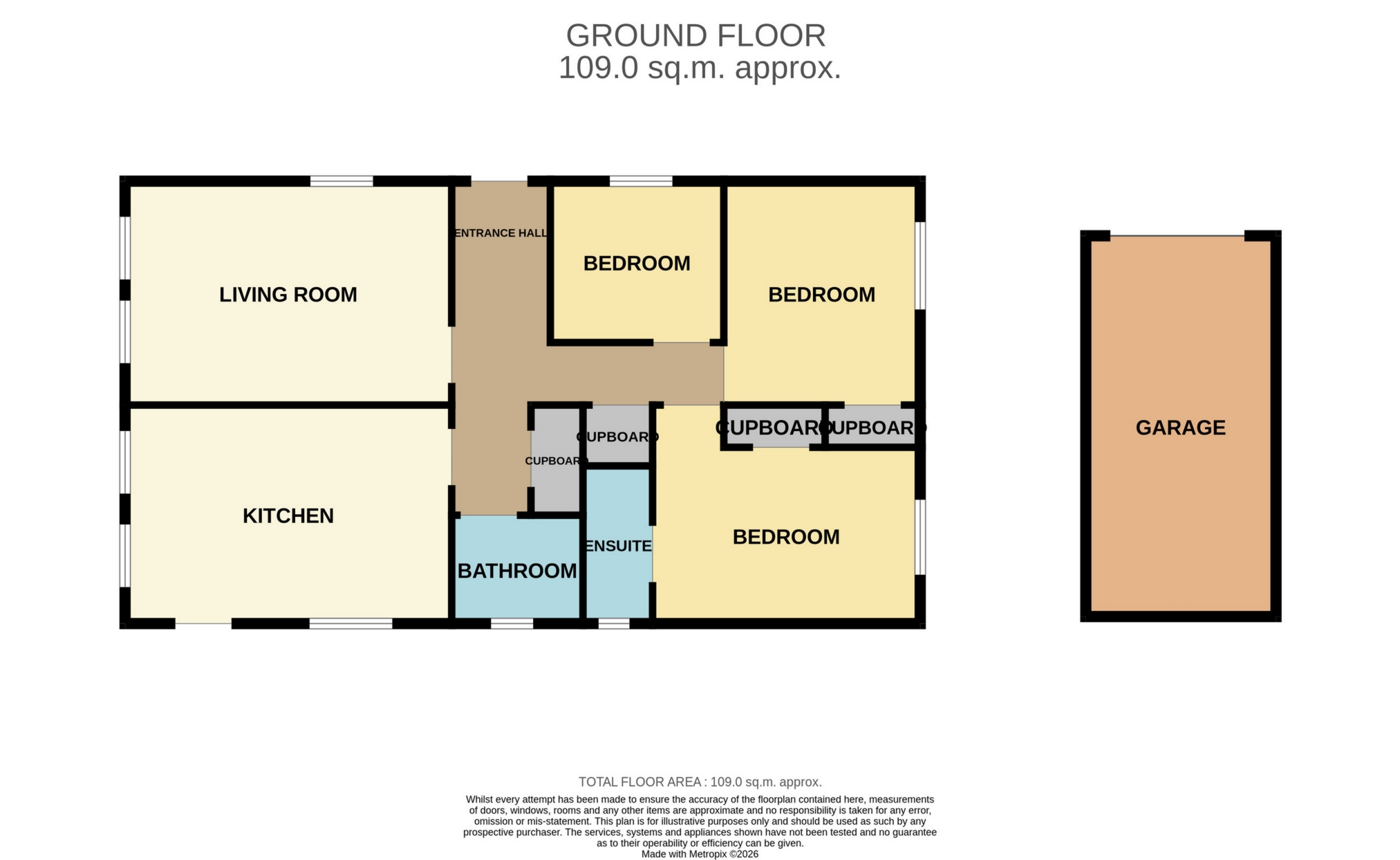 10a, Bishopgate, Cupar floorplan