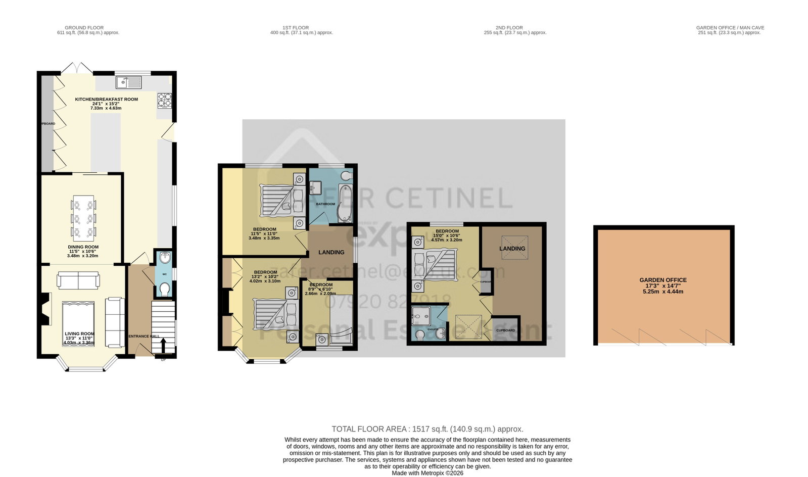 83, Welland Lodge Road, Cheltenham floorplan
