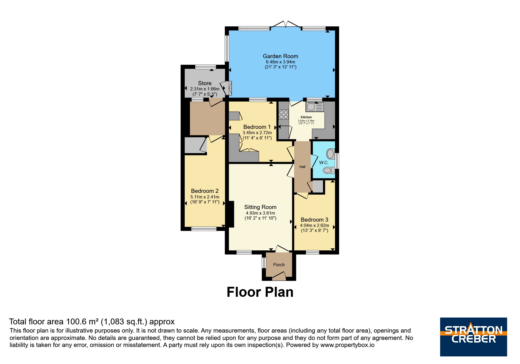 9, Putnam Close, Cornwall floorplan