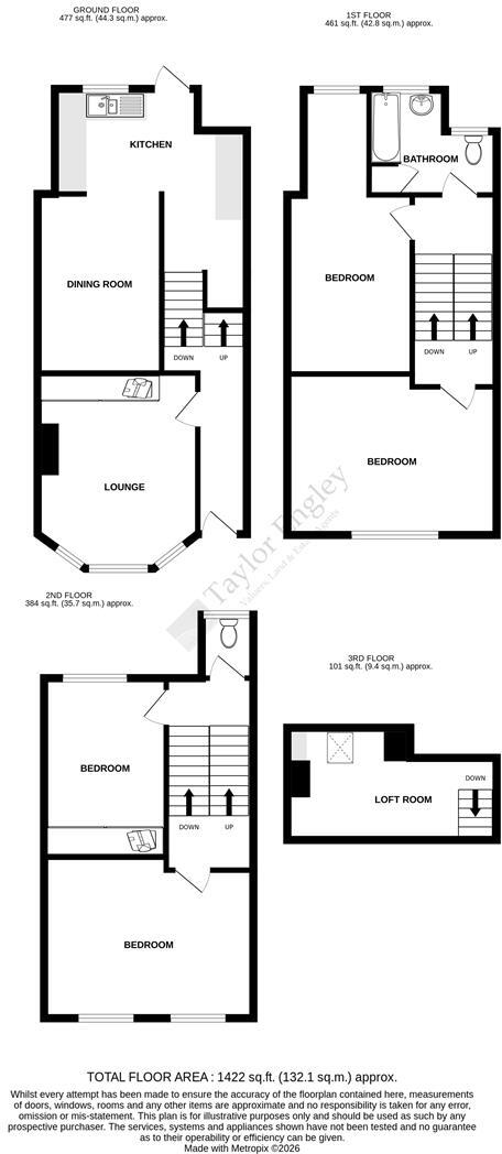 7, Hyde Road, Eastbourne floorplan