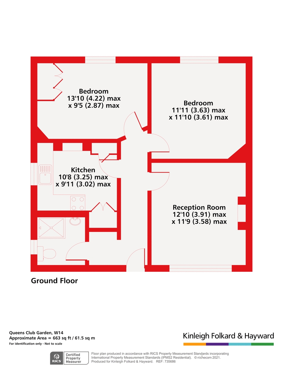 Dryden Mansions, Fulham floorplan