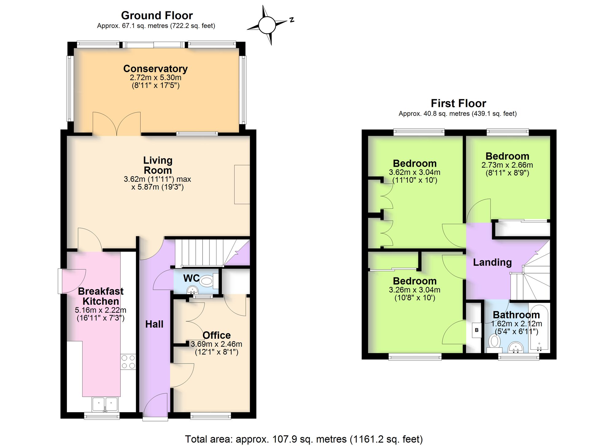 Lodge Road, Stratford-Upon-Avon, Warwickshire, CV37 floorplan