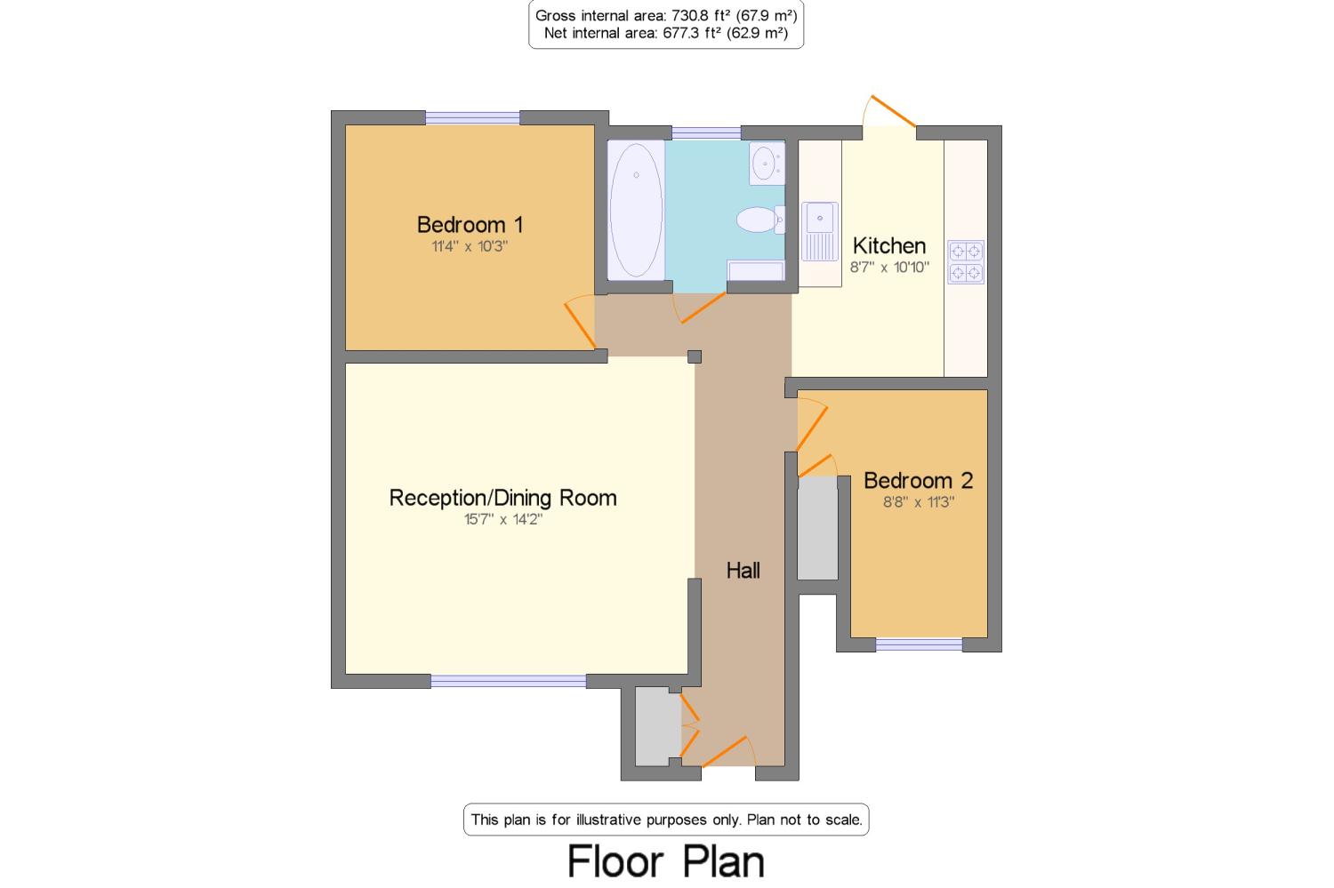 2 Bedrooms Maisonette for sale in Hermitage Court, Potters Bar, Hertfordshire EN6