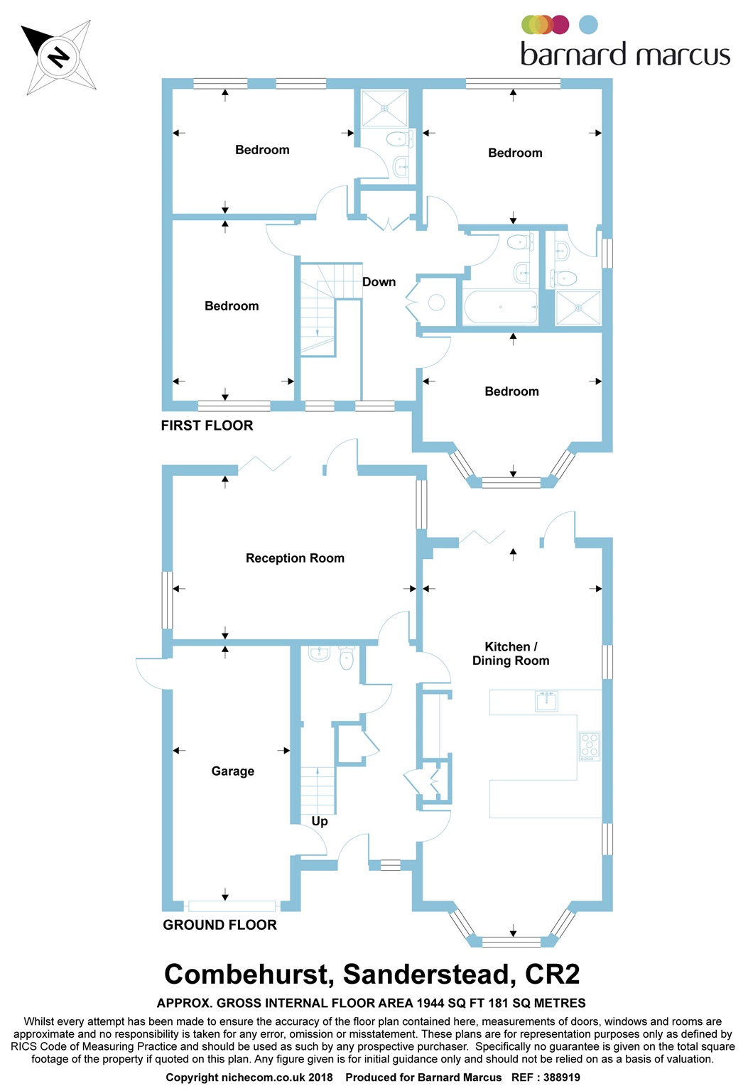 4 Bedrooms Detached house for sale in Church Way, Sanderstead, South Croydon CR2