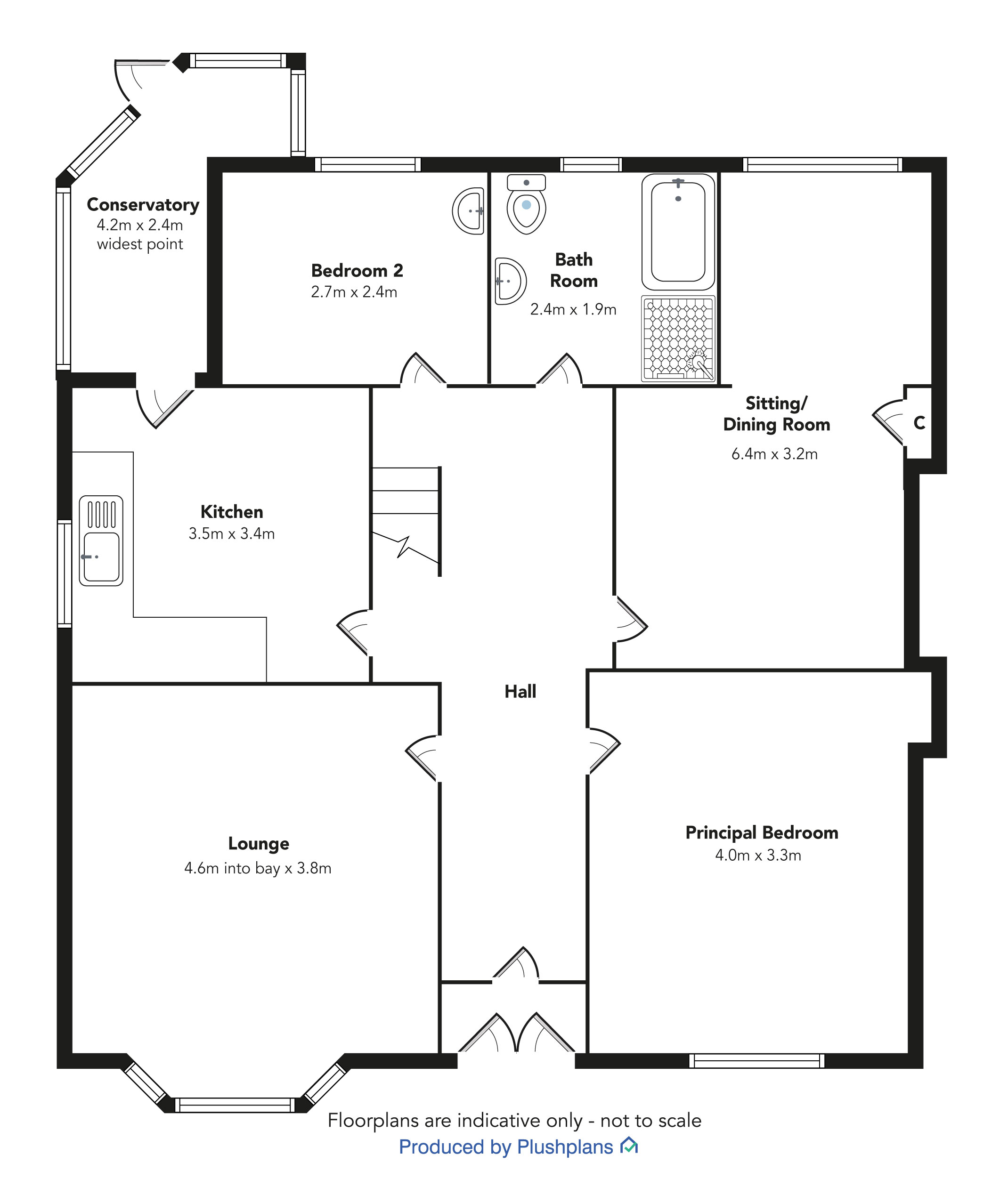 28, St Andrews Road, Renfrew floorplan