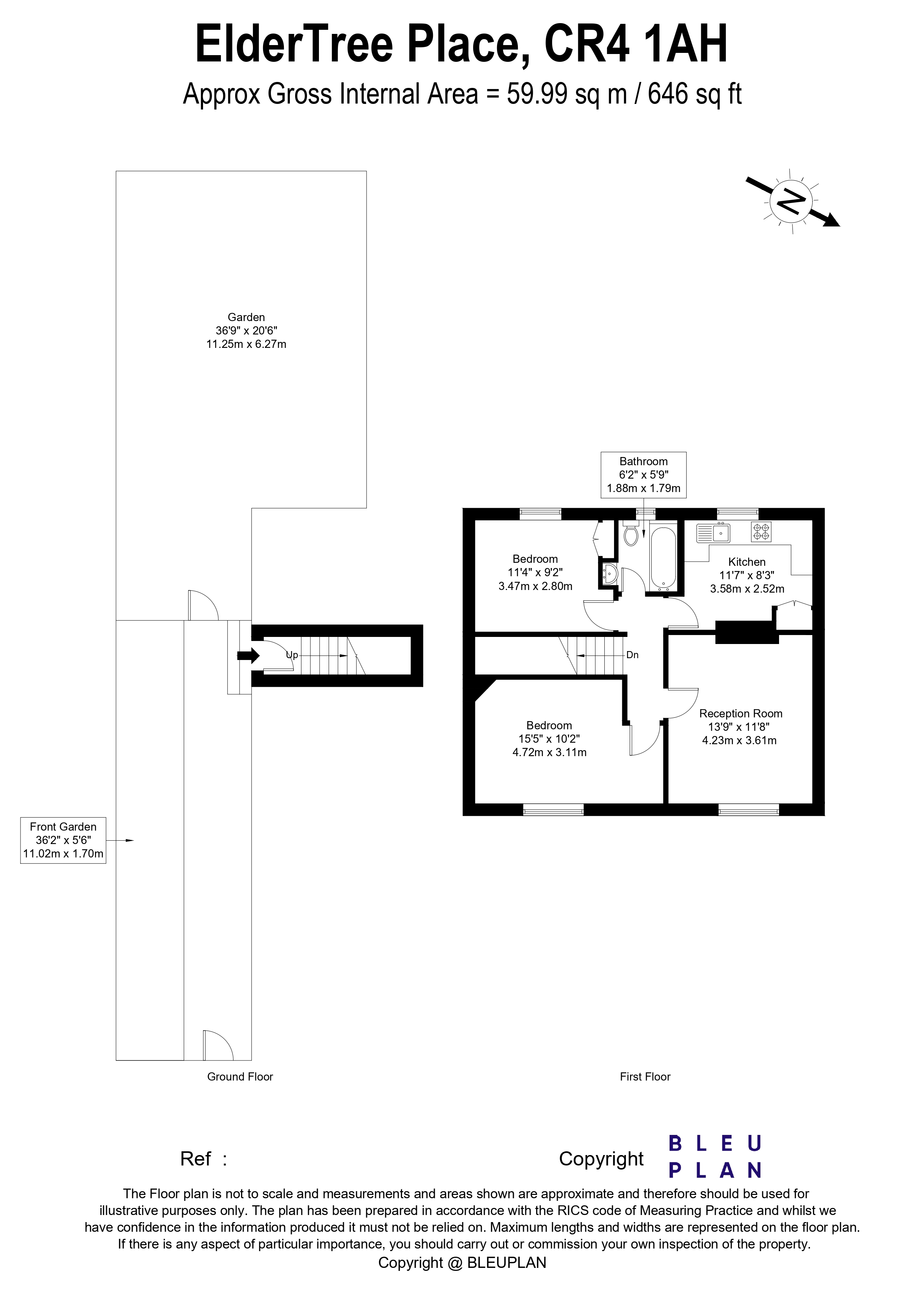 Eldertree Place, Mitcham floorplan