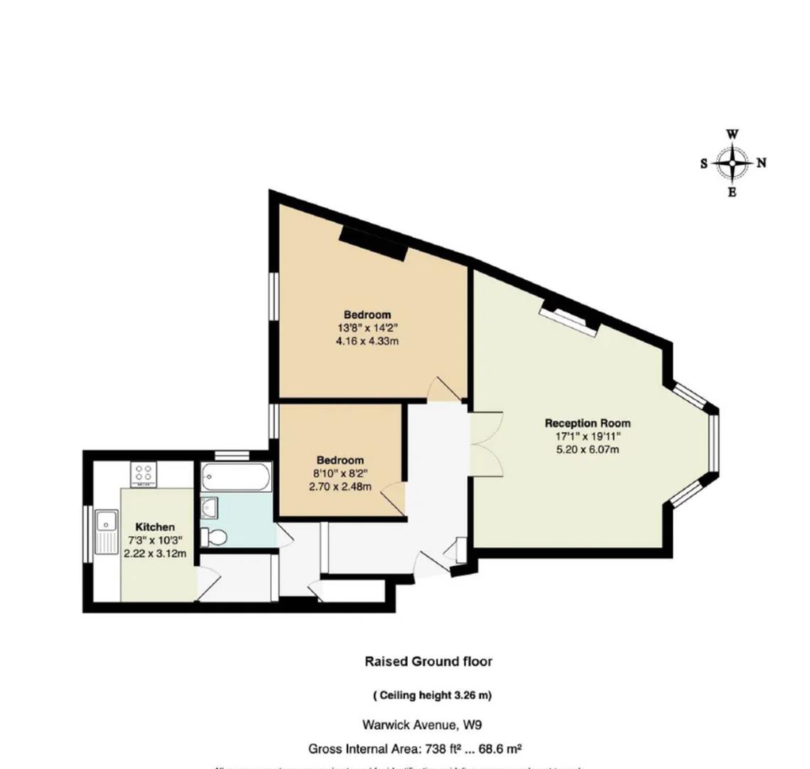 RGF, 119, Warwick Avenue, London floorplan