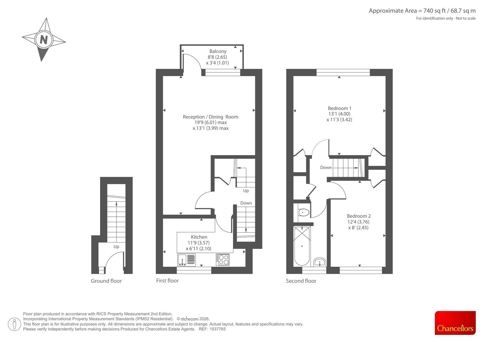 Edgecote House, High Wycombe floorplan