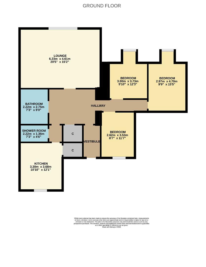 85F, Market Street, St. Andrews floorplan