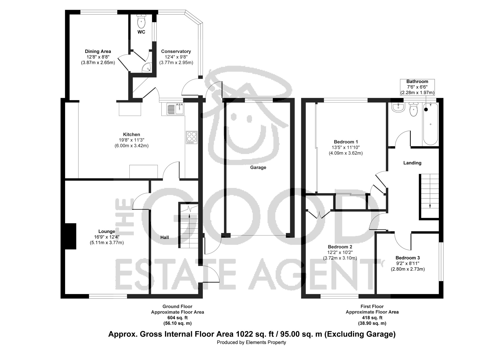 90, Main Street, Witchford floorplan