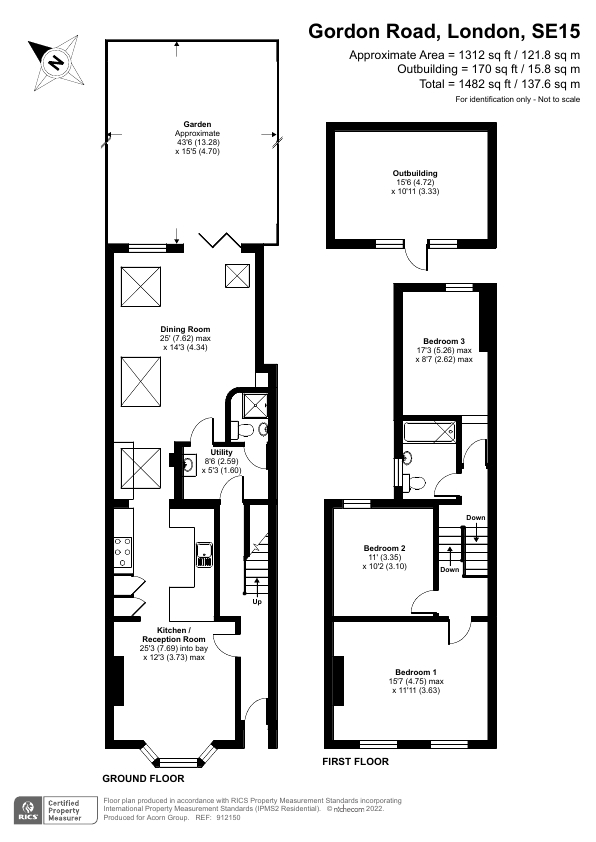 Gordon Road, London SE15, 3 bedroom terraced house for sale 62764062