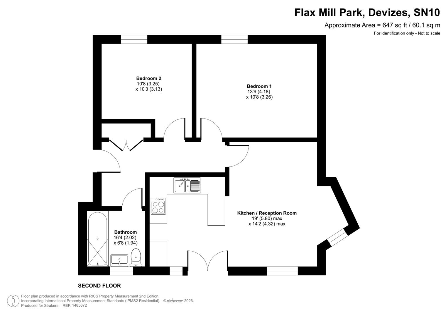 55, Flax Mill Park, Devizes floorplan