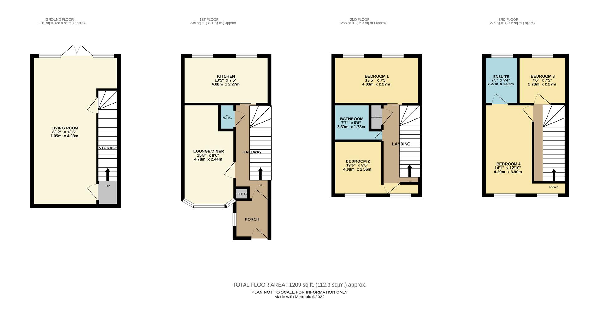 Palmerston Road, Buckhurst Hill IG9, 4 bedroom town house for sale