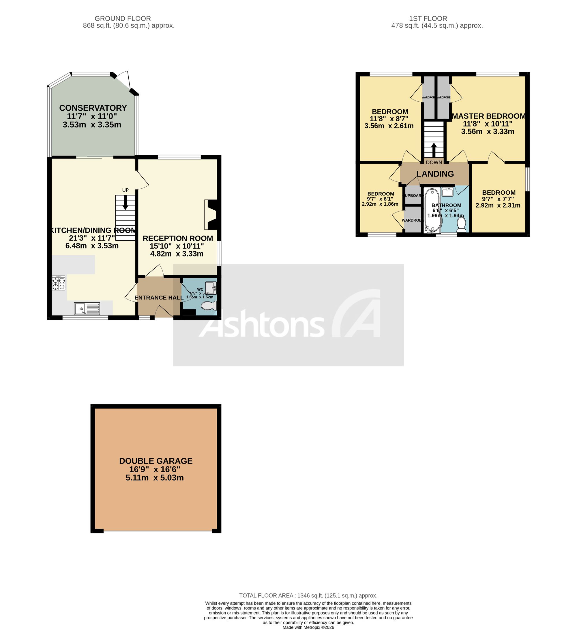27 Kilsyth Close, Warrington floorplan