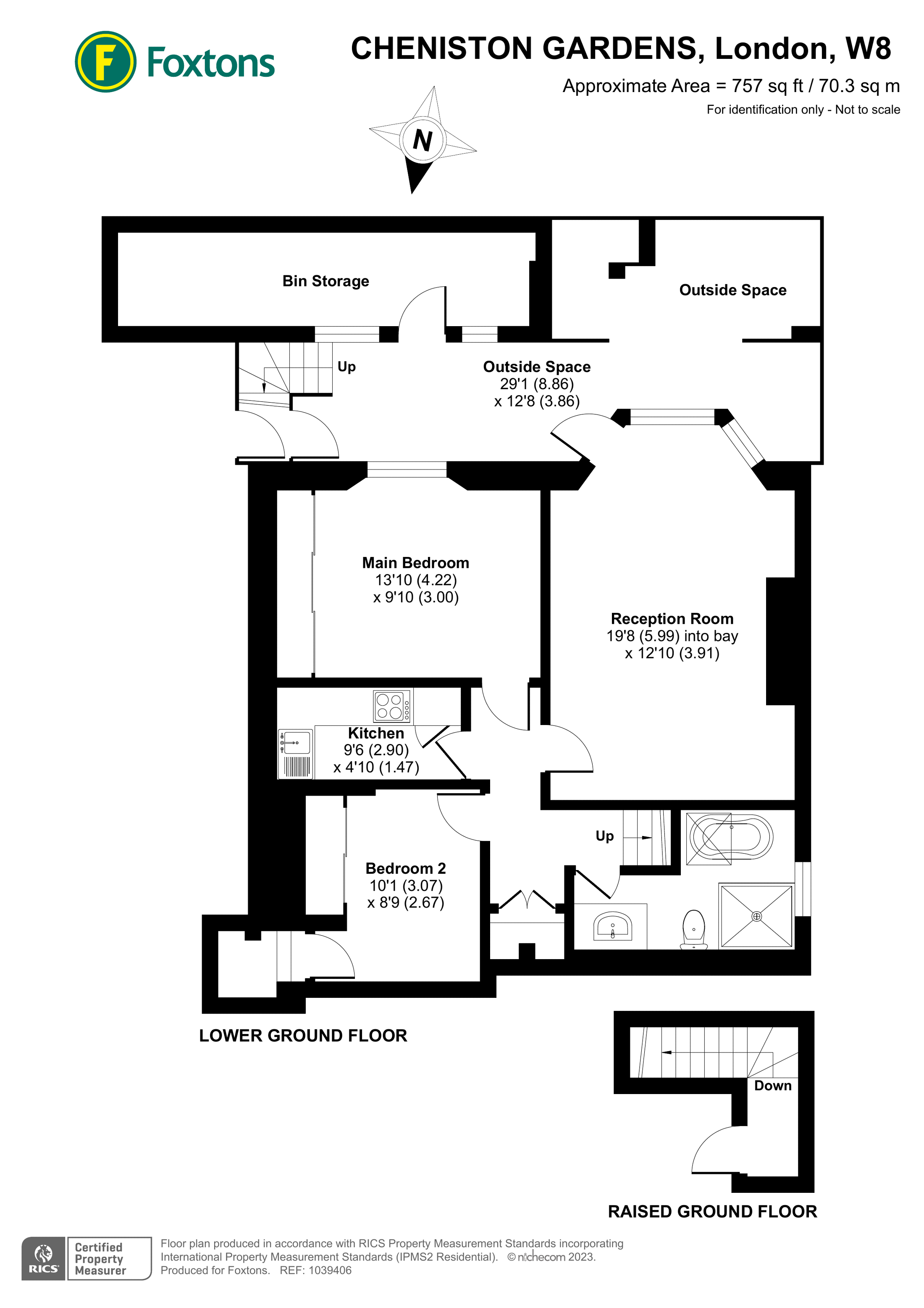 Cheniston Gardens, Kensington floorplan