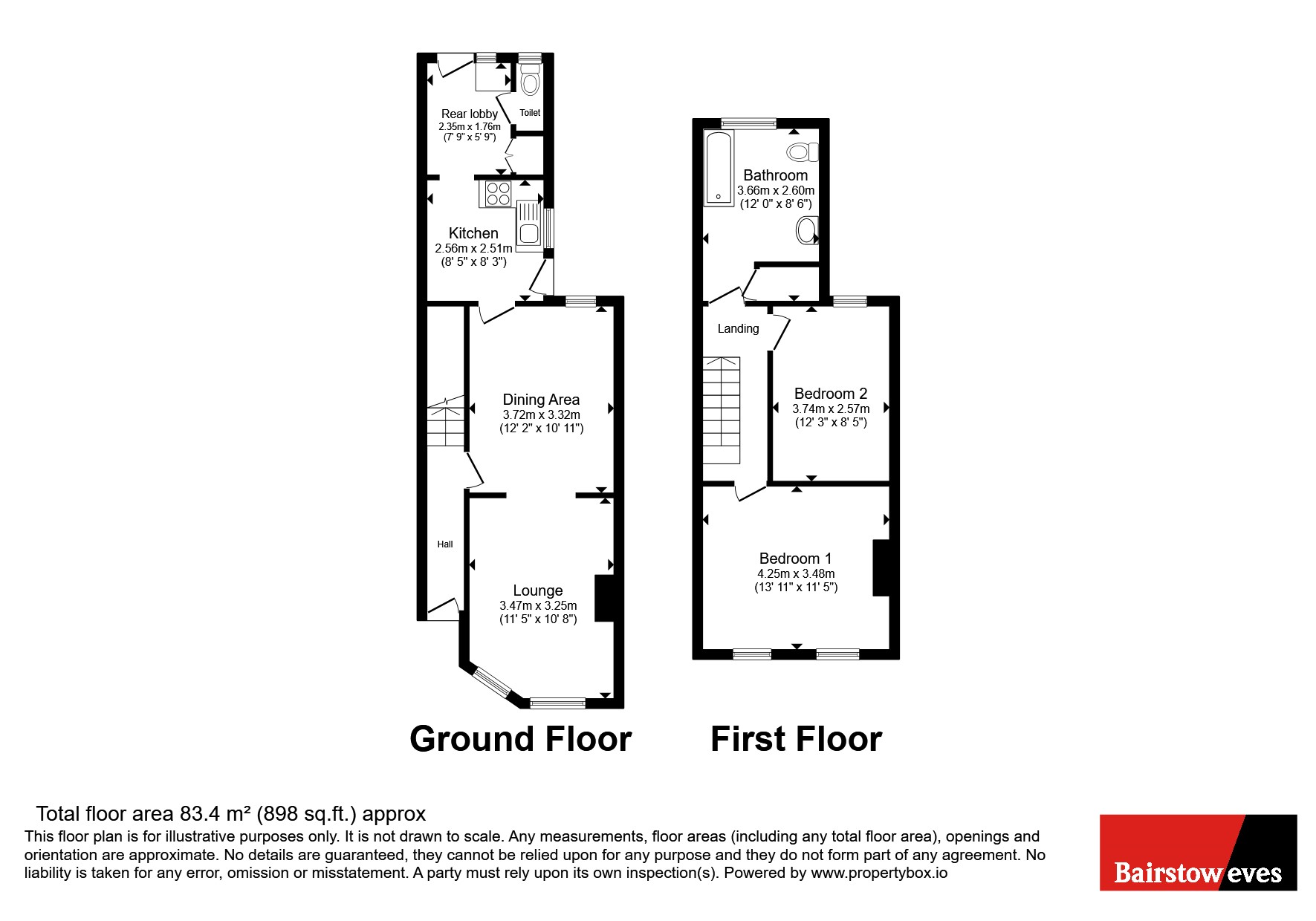 39, Priory Road, Nottingham floorplan