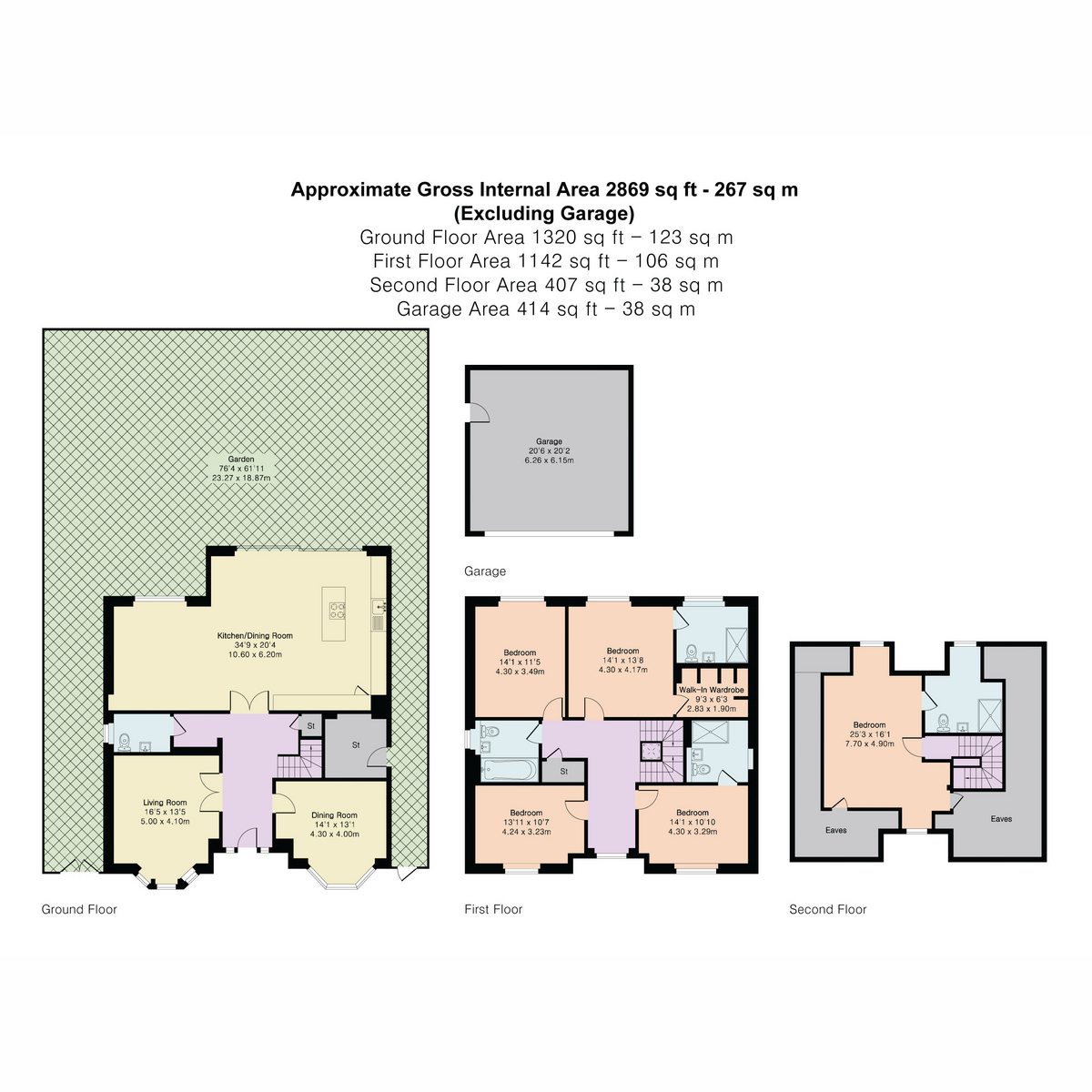 38, Vernon Walk, Tadworth floorplan