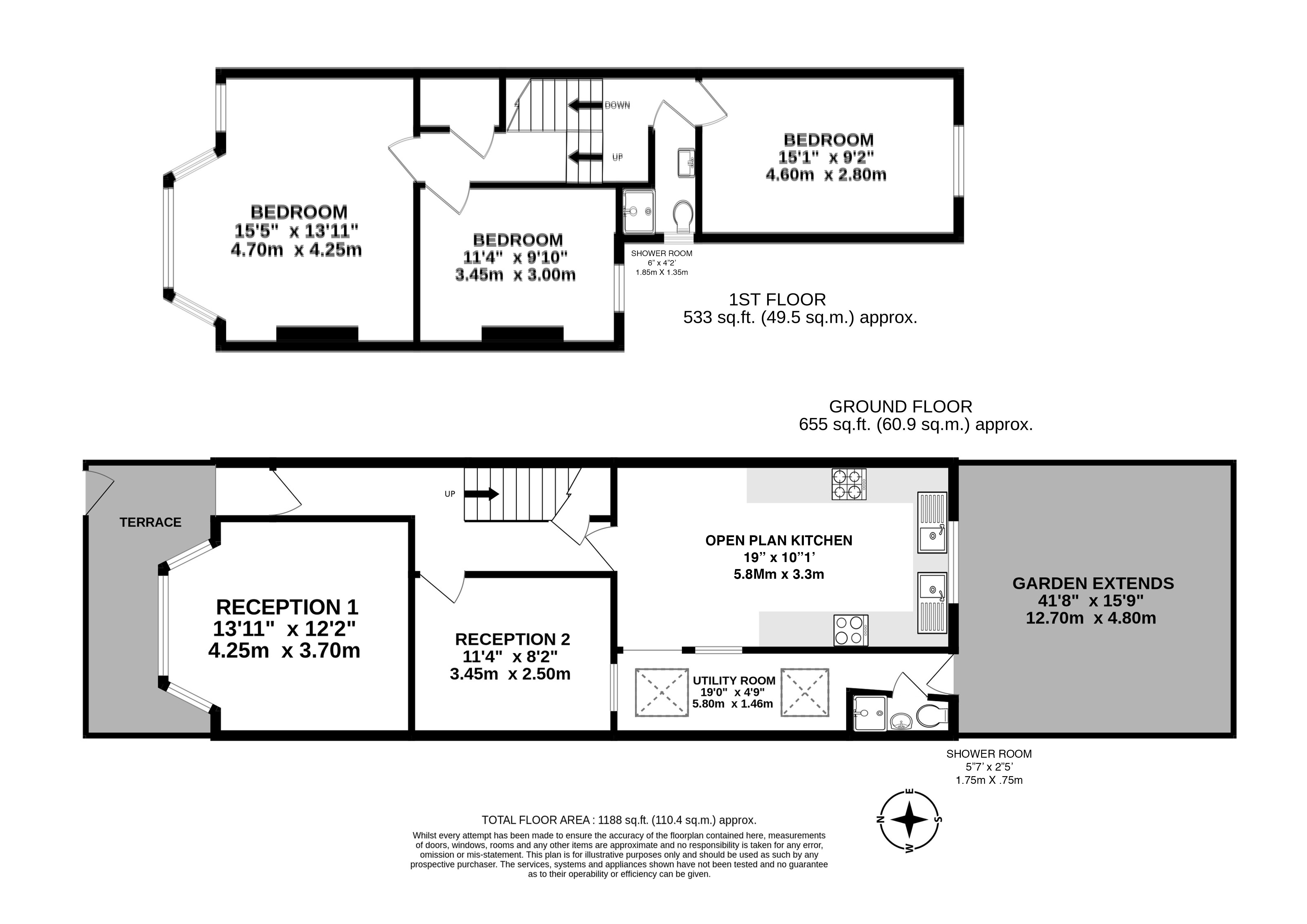 82, Roseberry Gardens, London floorplan