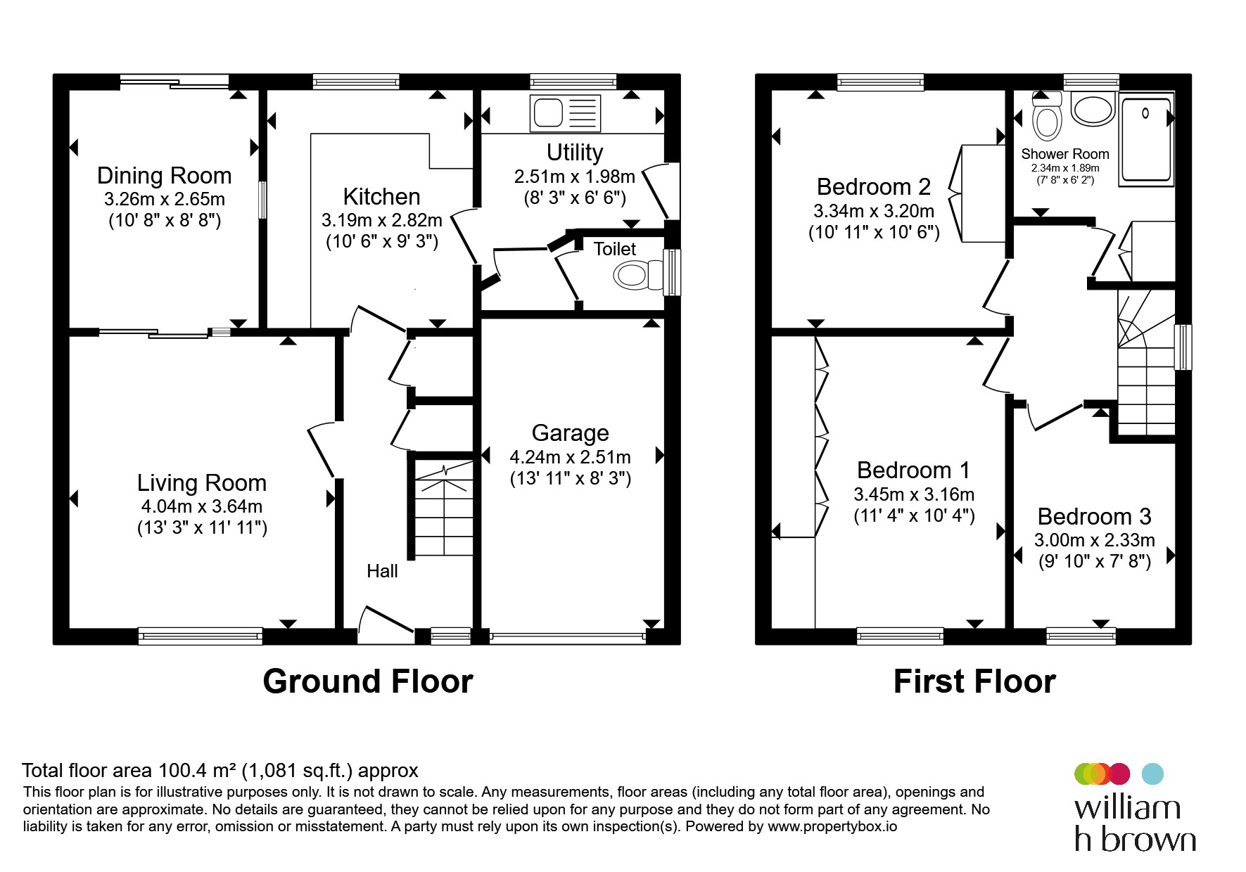 91, Arundel Way, Ipswich floorplan