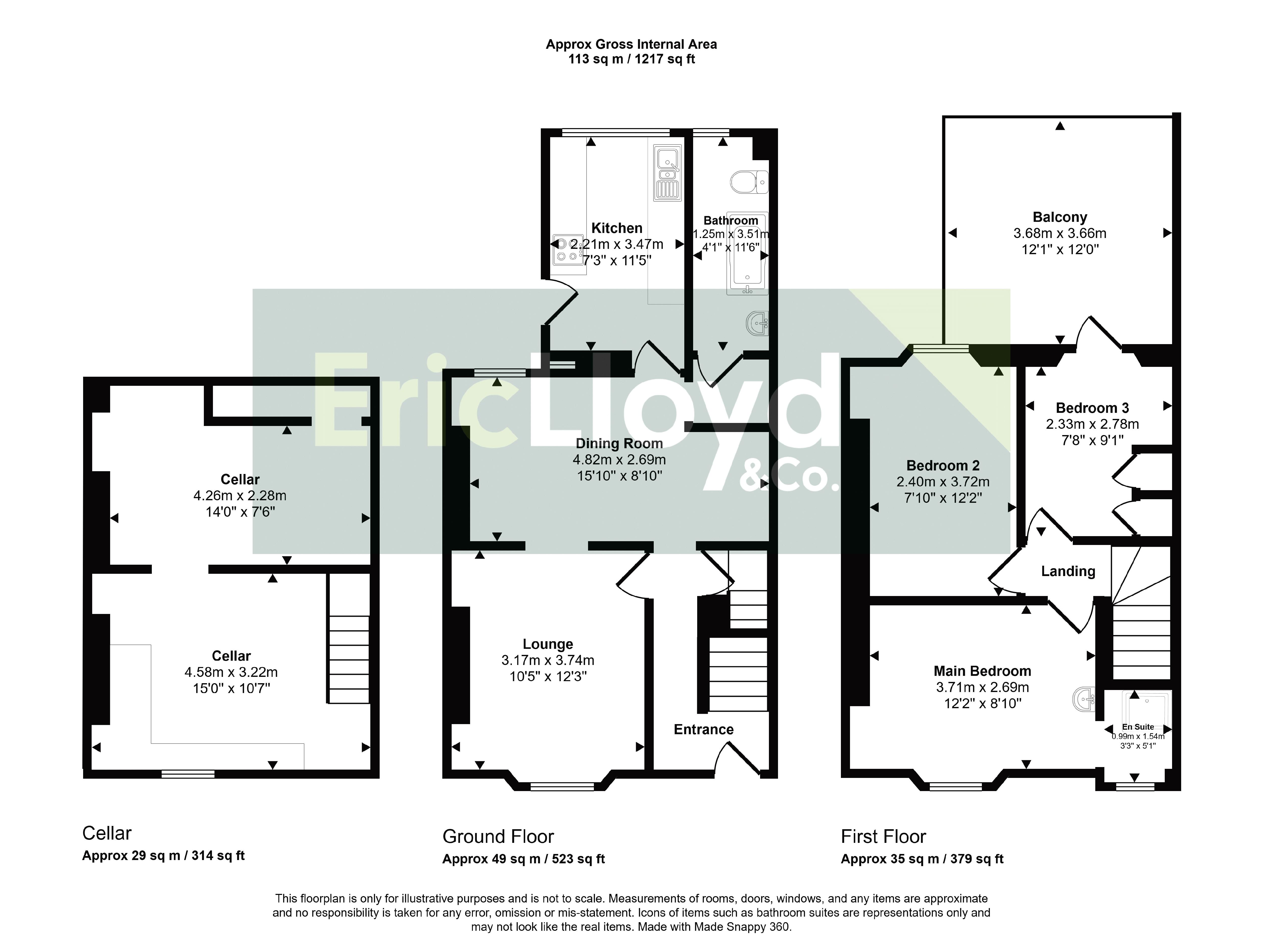 2, Hill Park Terrace, Paignton floorplan