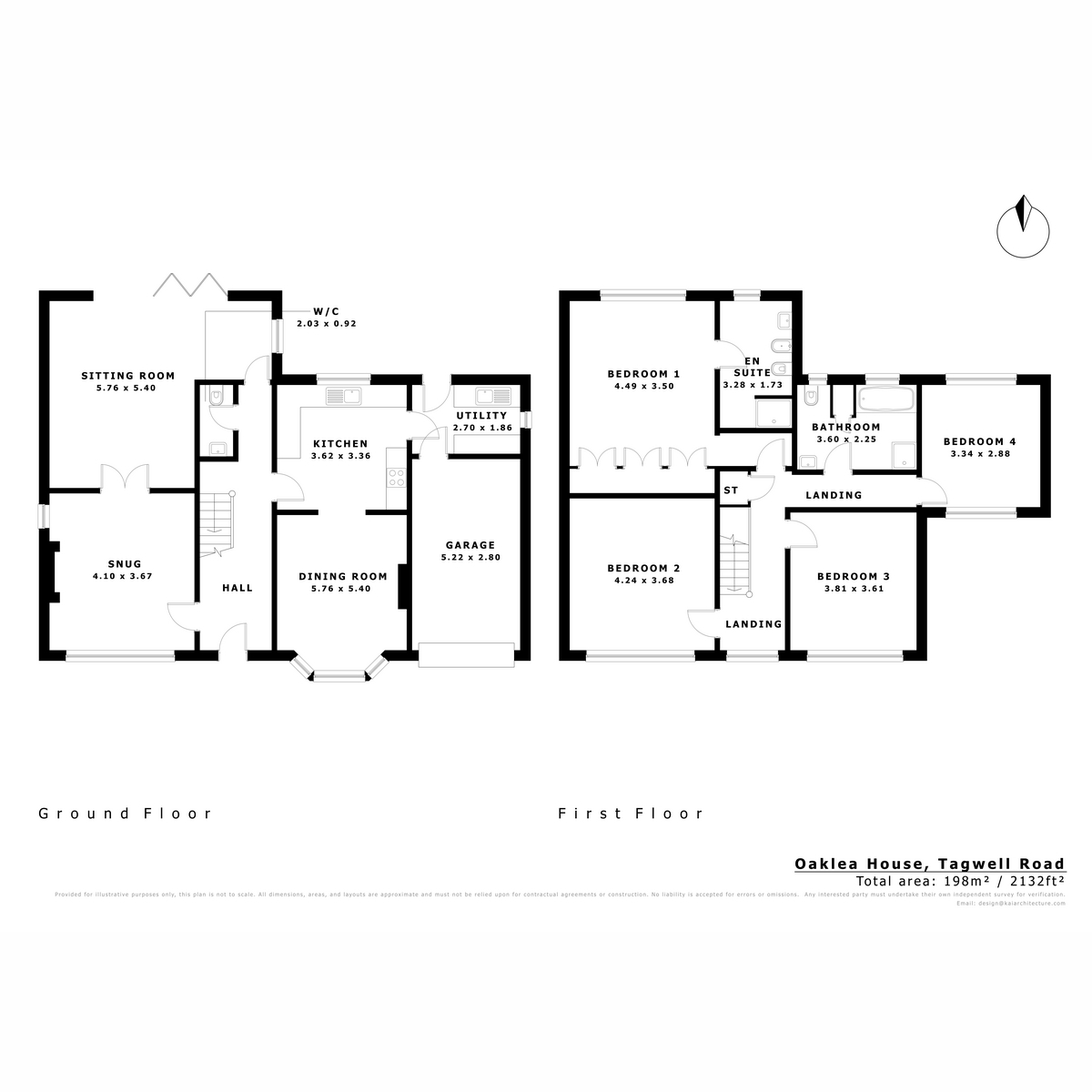Oaklea House, 57 Tagwell Road, Droitwich floorplan