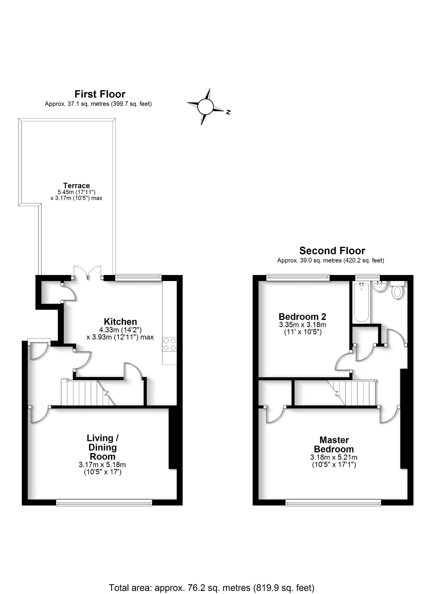 Baldwins Lane, Croxley Green, Hertfordshire WD3, 2 bedroom flat for