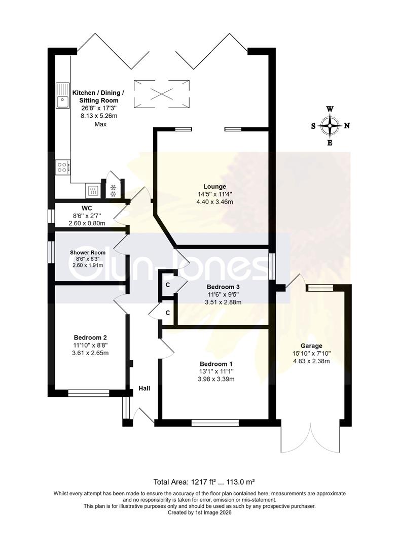 20, Shirley Close, Rustington floorplan