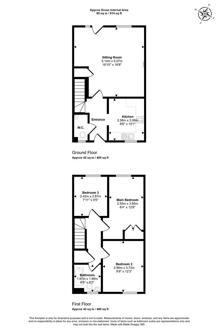 38, Allen Road, Shaftesbury floorplan