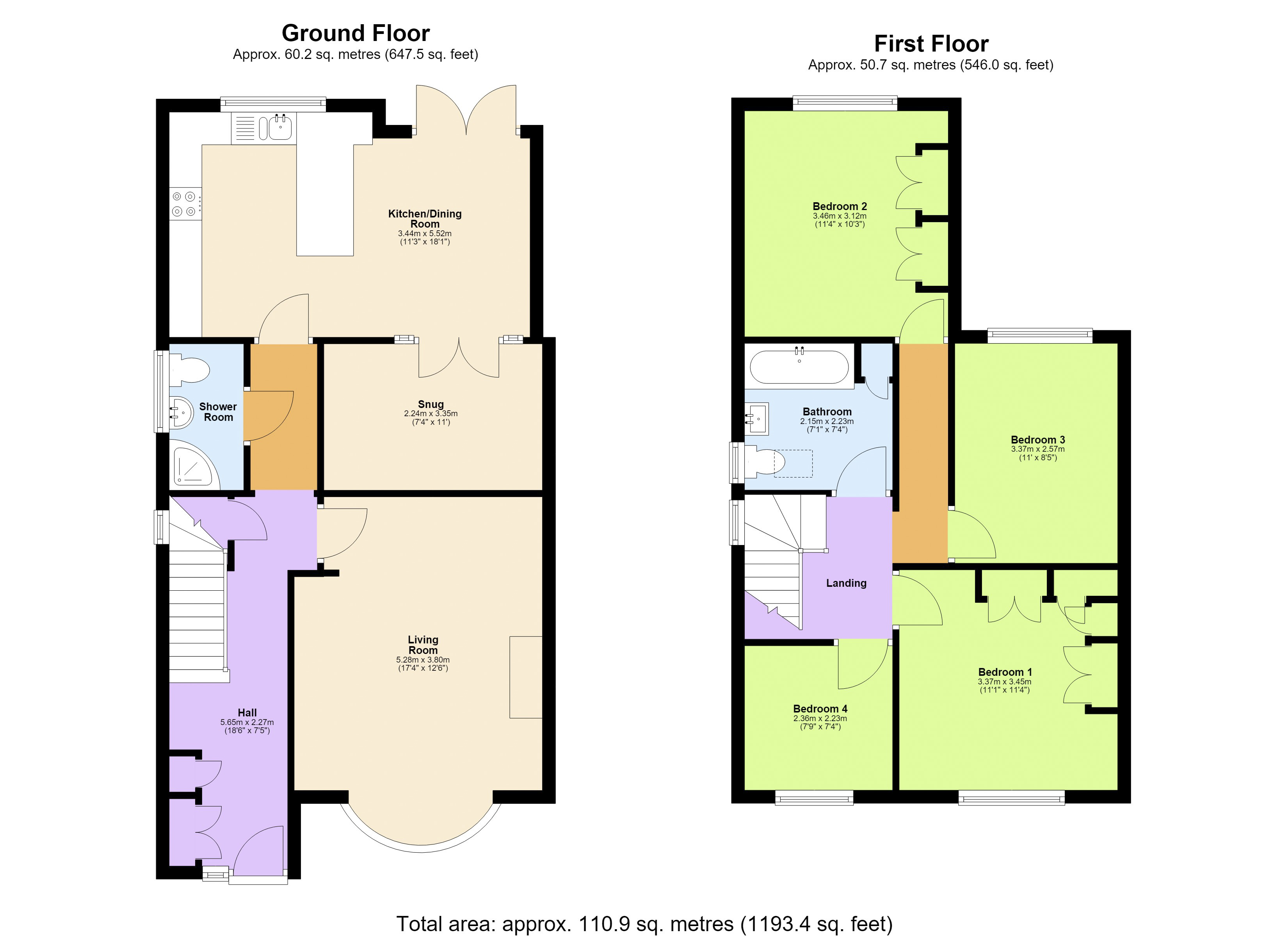 21, Wayside Avenue, Hertfordshire floorplan