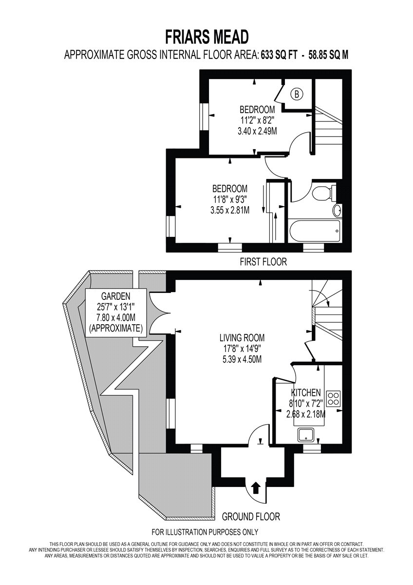 18, Friars Mead, London floorplan