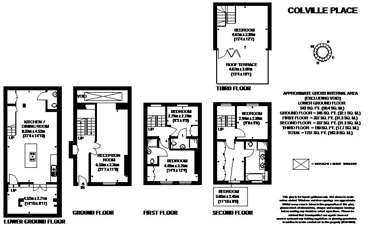 4 Bedrooms  to rent in Colville Place, London W1T