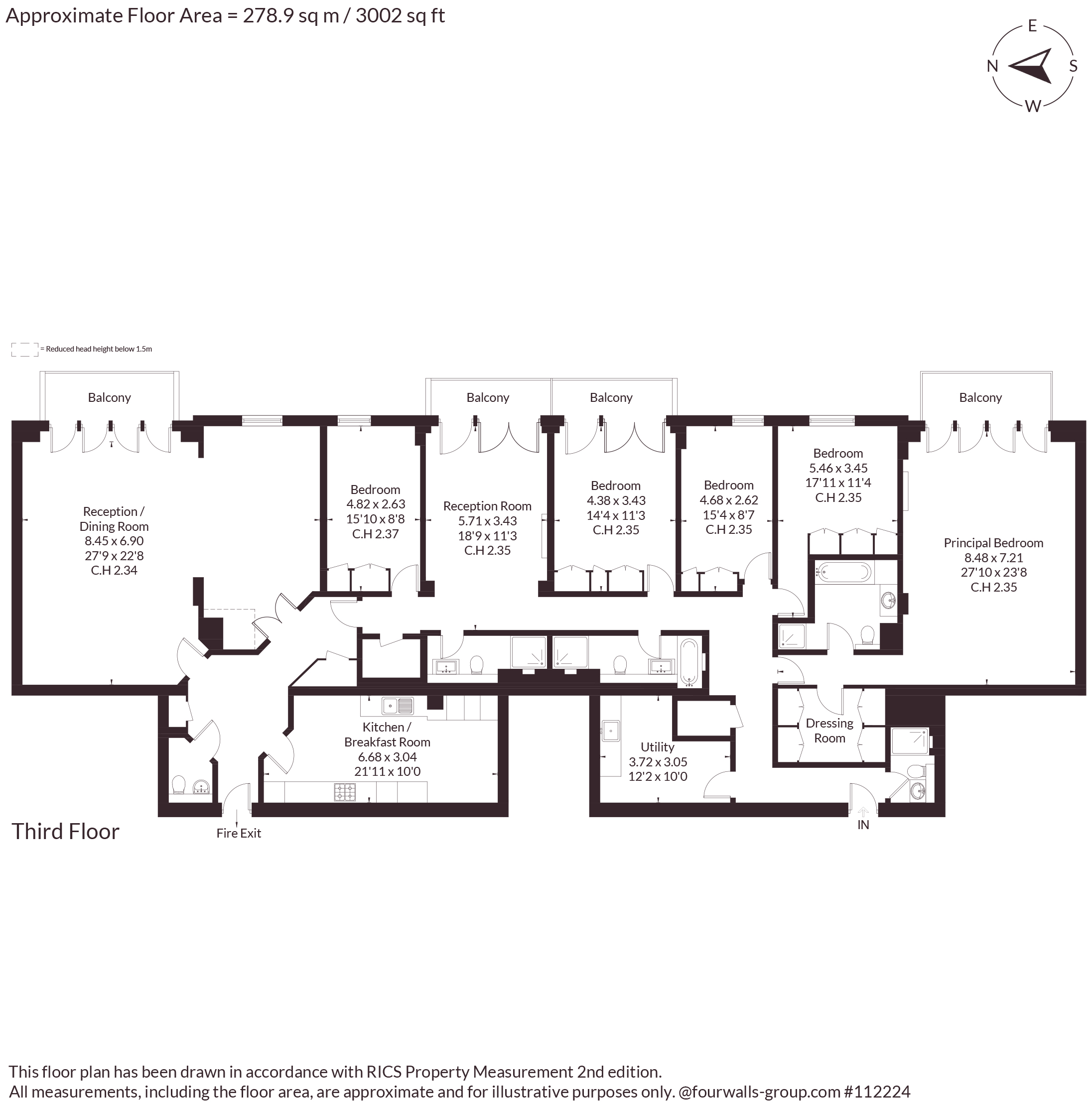 Flat 20 & 21, Regents Park House, 105, Park Road, London floorplan