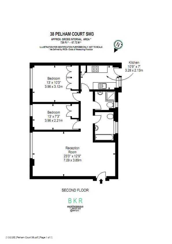 2 Bedrooms Flat to rent in Pelham Court, Fulham Road, Chelsea SW3