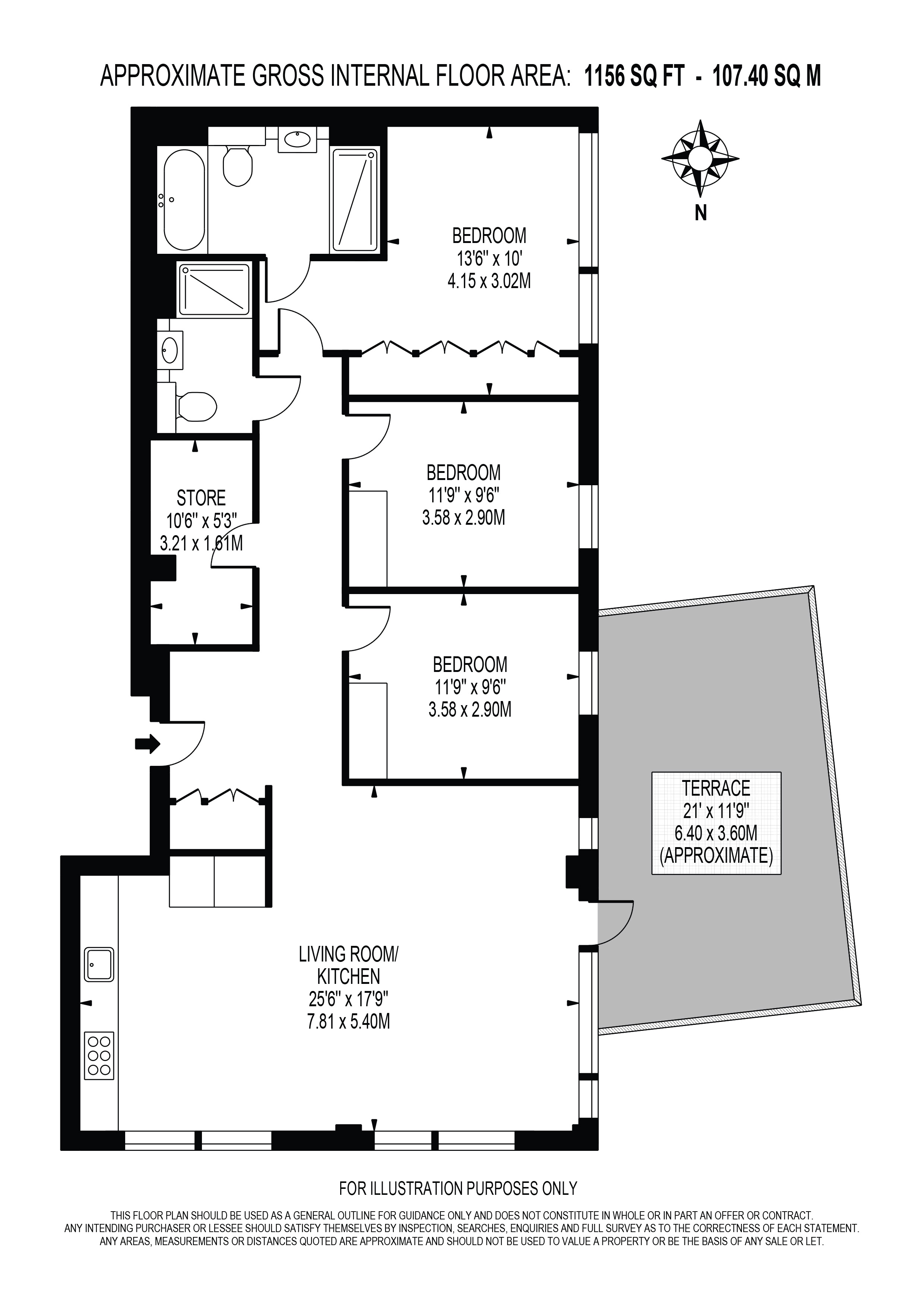Apartment 94 Lewis House 1, West Bradbury Yard, Brentford floorplan
