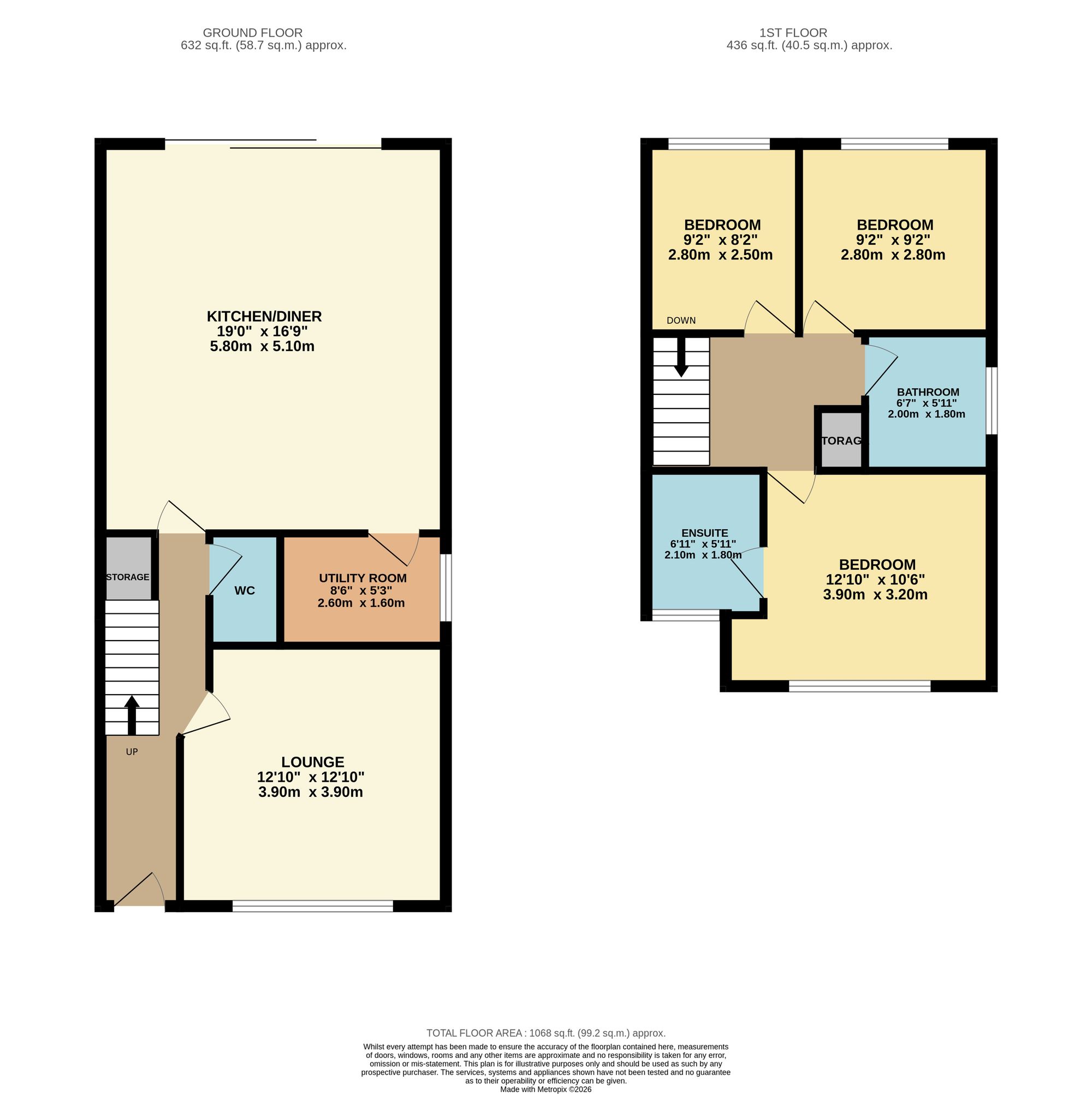 6 Sky Lark Close, Bolton floorplan
