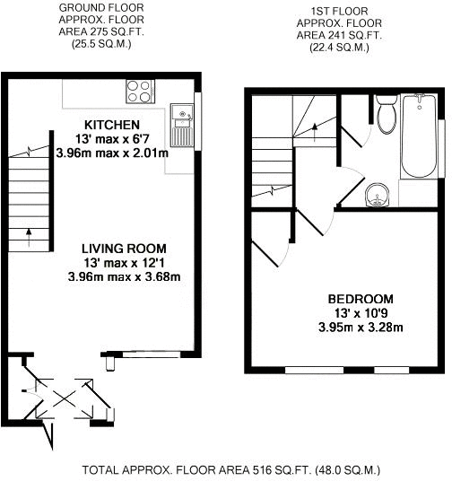 5, Kelly Close, Shepperton floorplan